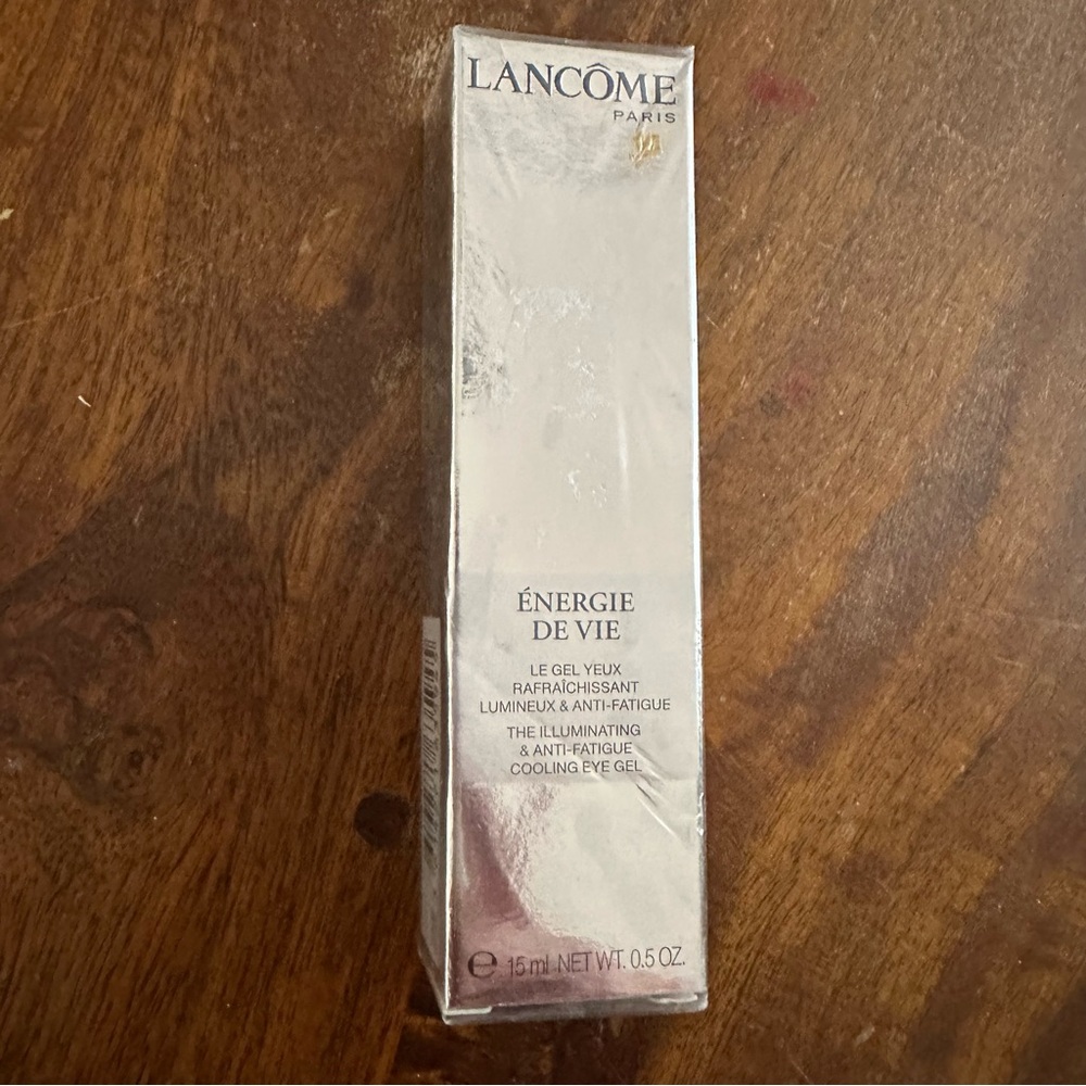 Lancôme Energie de Vie illuminating & anti-fatigue cooling eye gel‎ NEW 15mL
